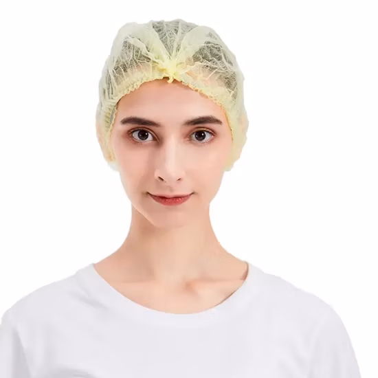 Desechable/No tejido/Mob/Quirúrgico// Bar/Médico/Scrub/Strip/Clip/Gorro Bouffant para enfermera/médico/cirujano/Clip/Mop Gorro Bouffant desechable
